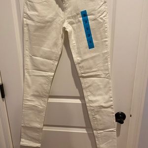 Light stretch white jeans